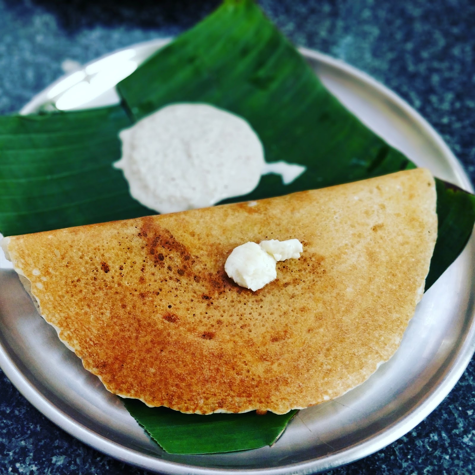 Butter Dosa - rich and flavorful dosa with butter